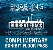 Exhibit Hall Pass Subsea Tieback Forum 2019